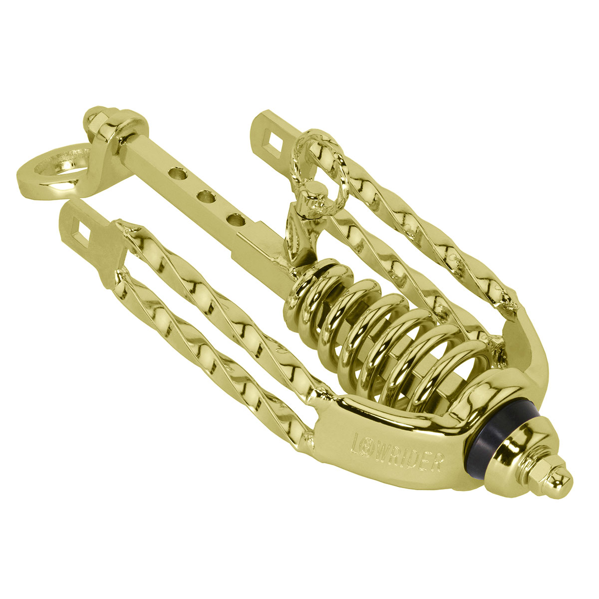 Spring Fork Slammer W/Double Square Twisted Crown Gold.