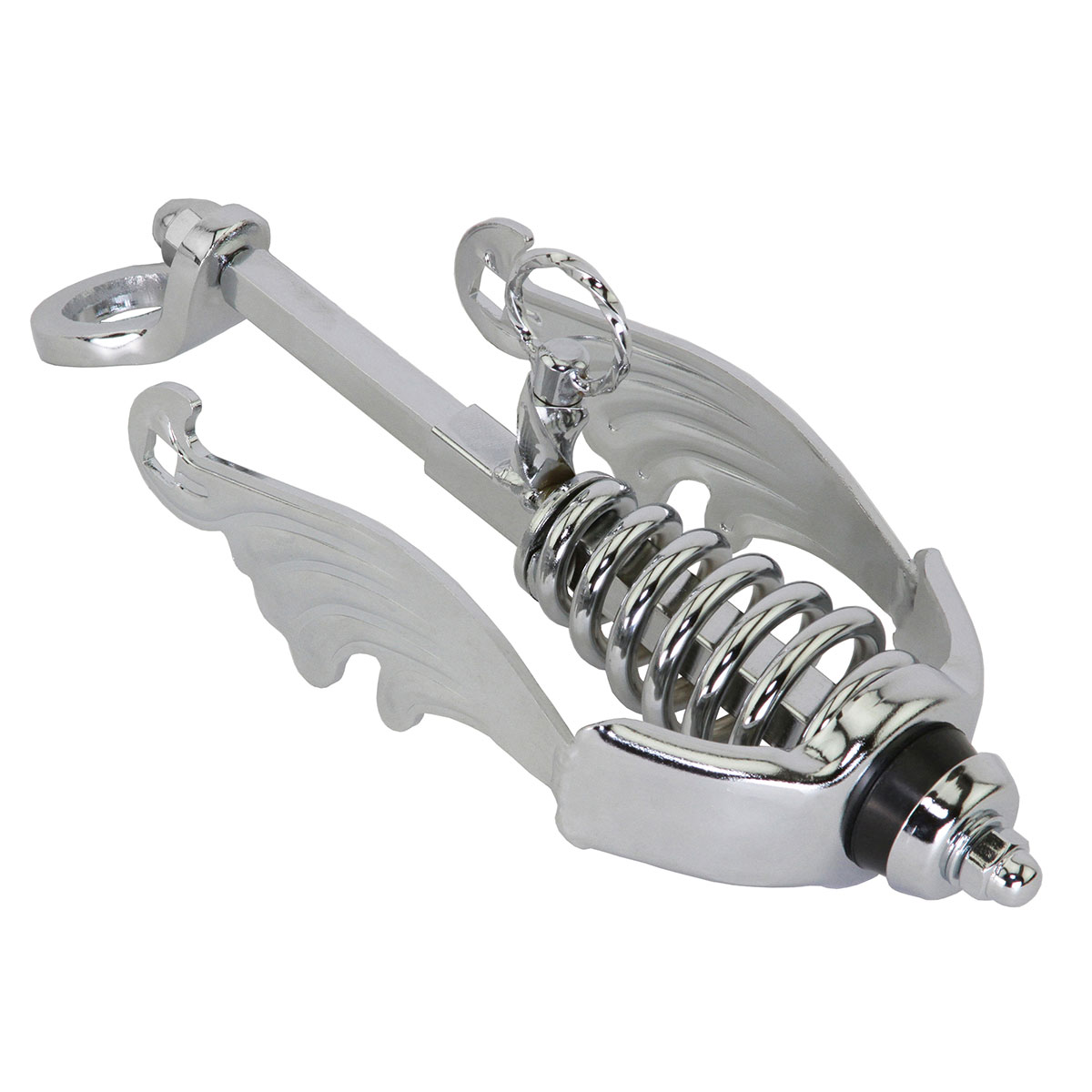 Spring Fork Slammer W/Wing Extended Crown Chrome.