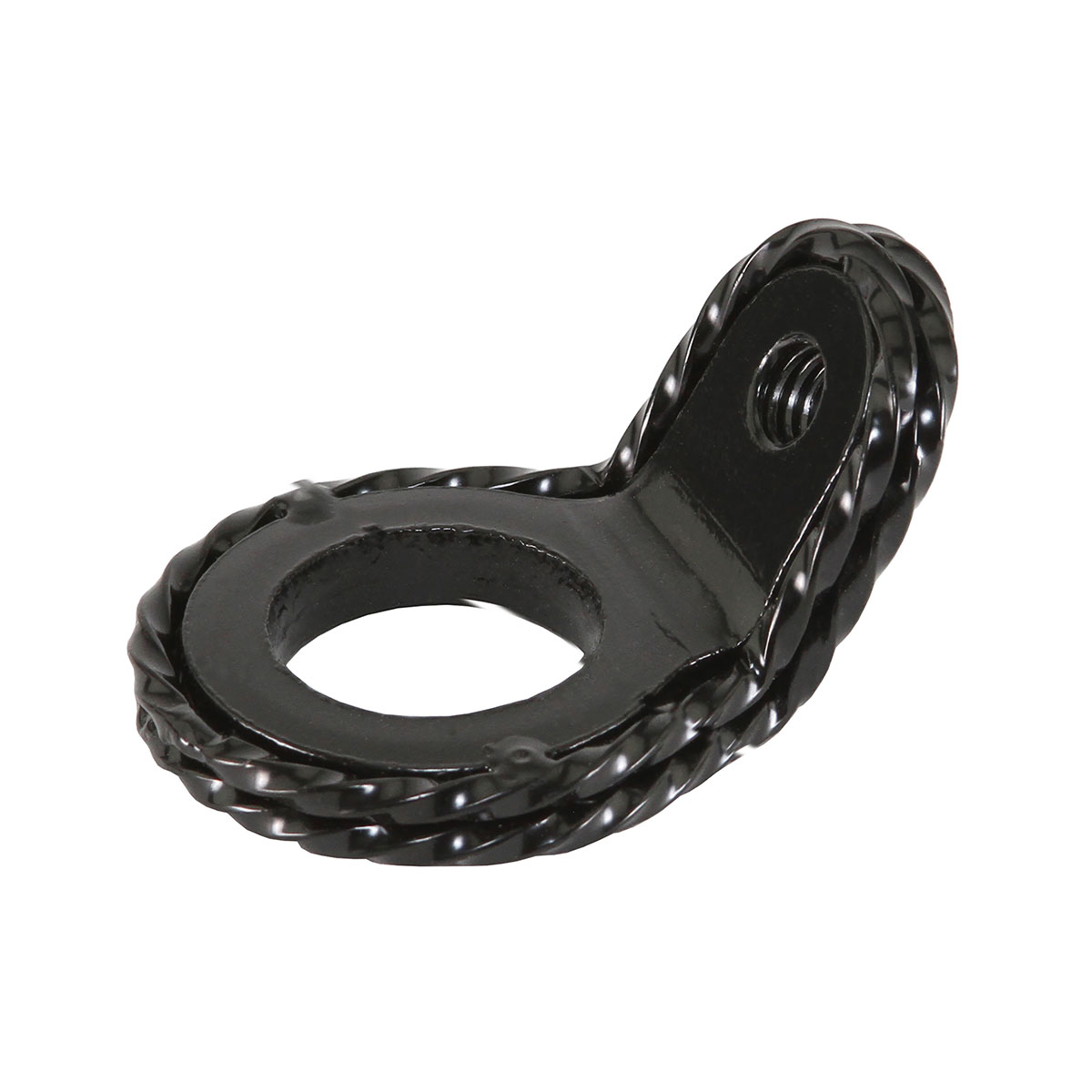 Spring Fork Twisted Ring 1 Inch 45 Degrees Black.