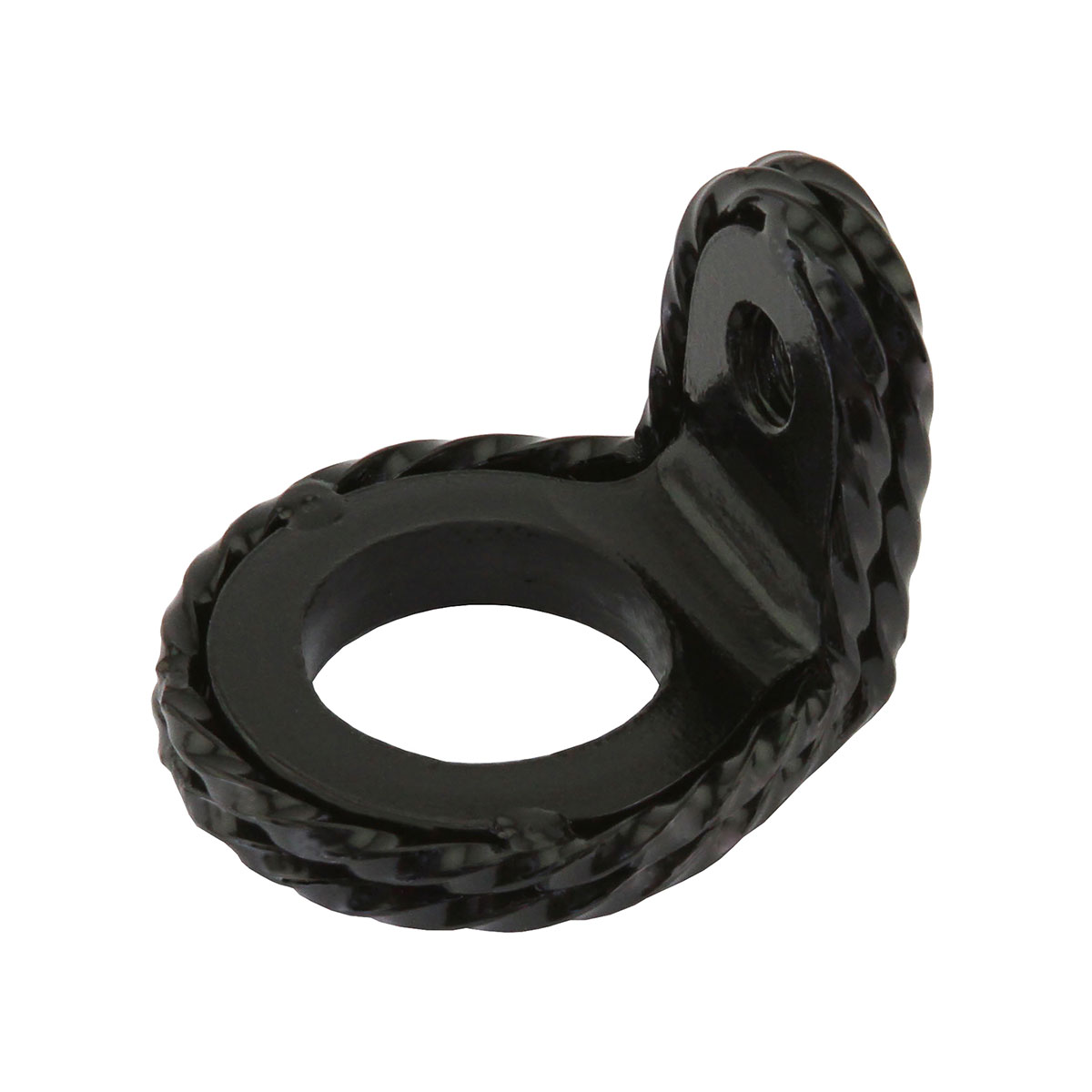 Spring Fork Twisted Ring 1 Inch 90 Degrees Black.