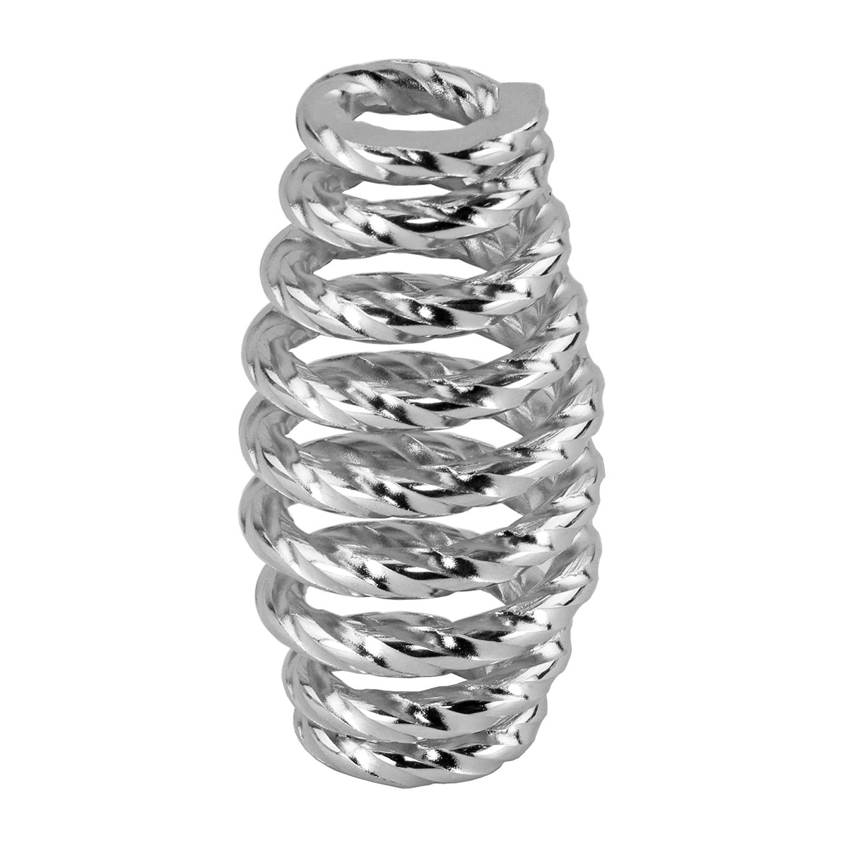 Twisted Spring Fork Spring Chrome.