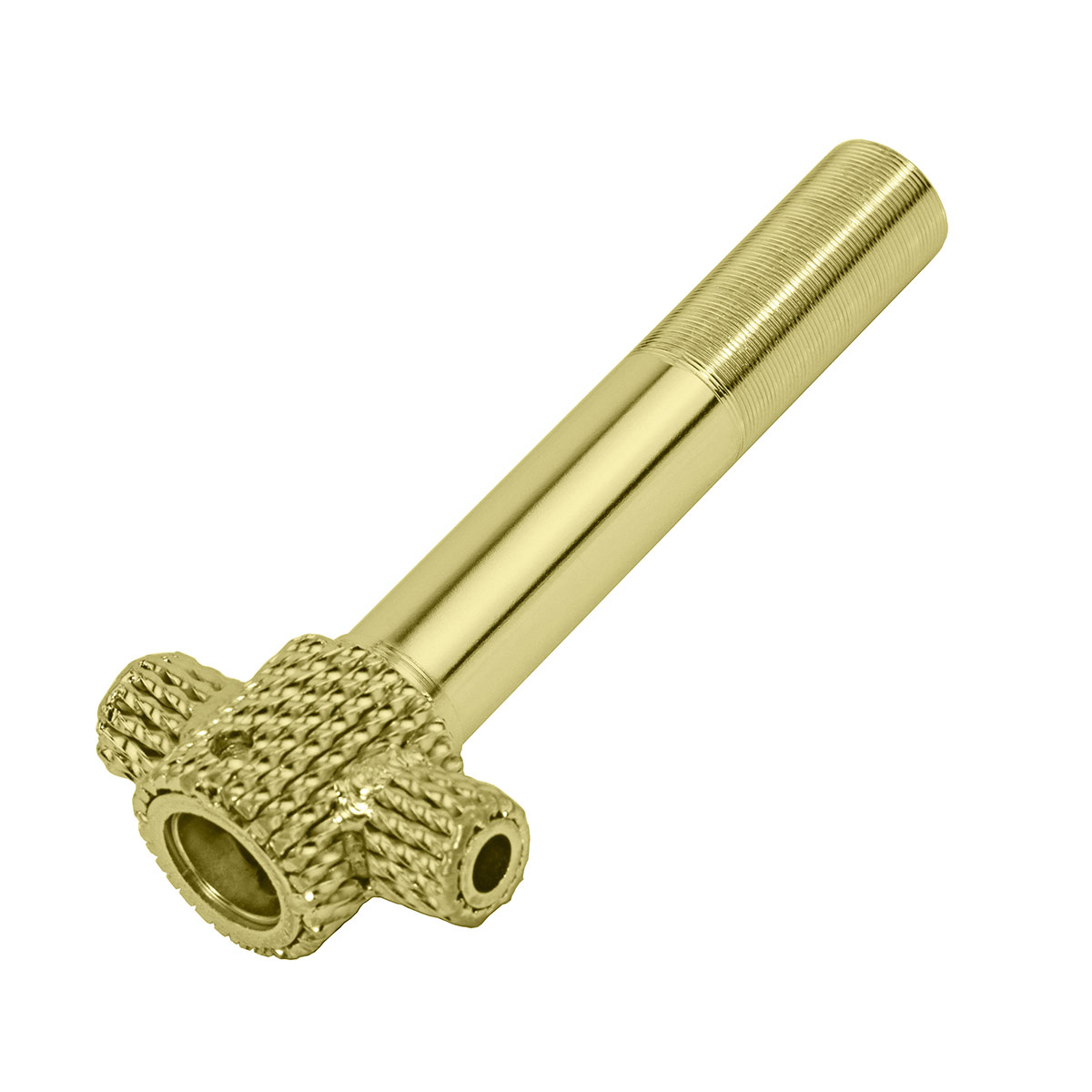 Twisted Spring Fork Steering Tube 22.2 5 1/2 Gold.