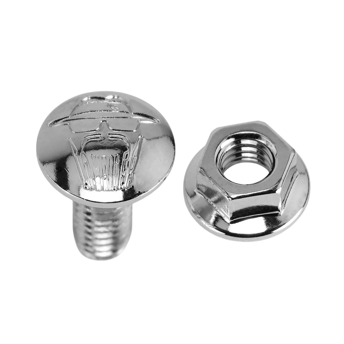 Spring Fork Lowrider Head Top Bolt/Nut Chrome.