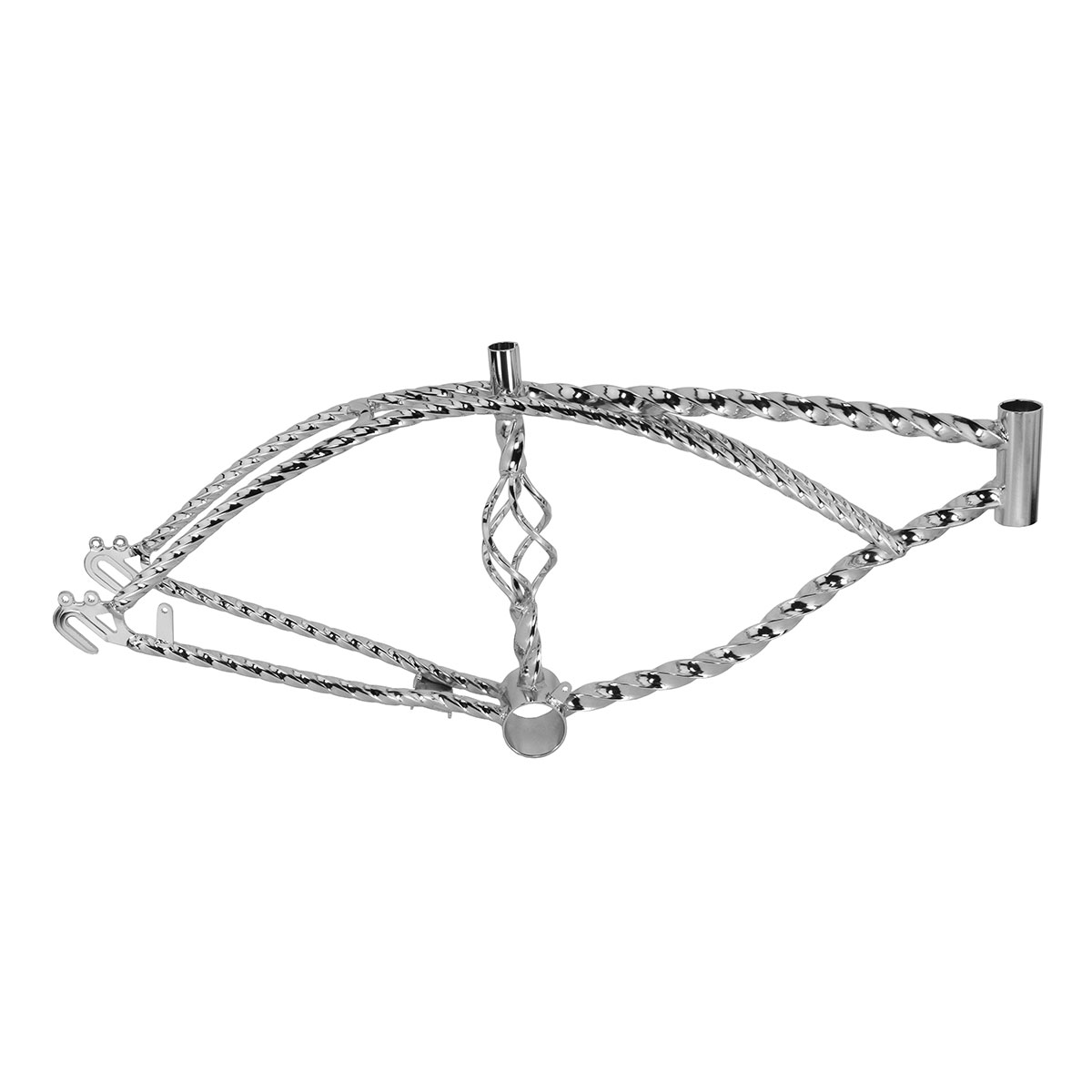 20 Cage Twisted Lowrider Frame Chrome.