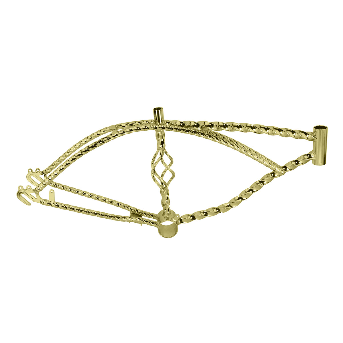 20 Cage Twisted Lowrider Frame Gold.