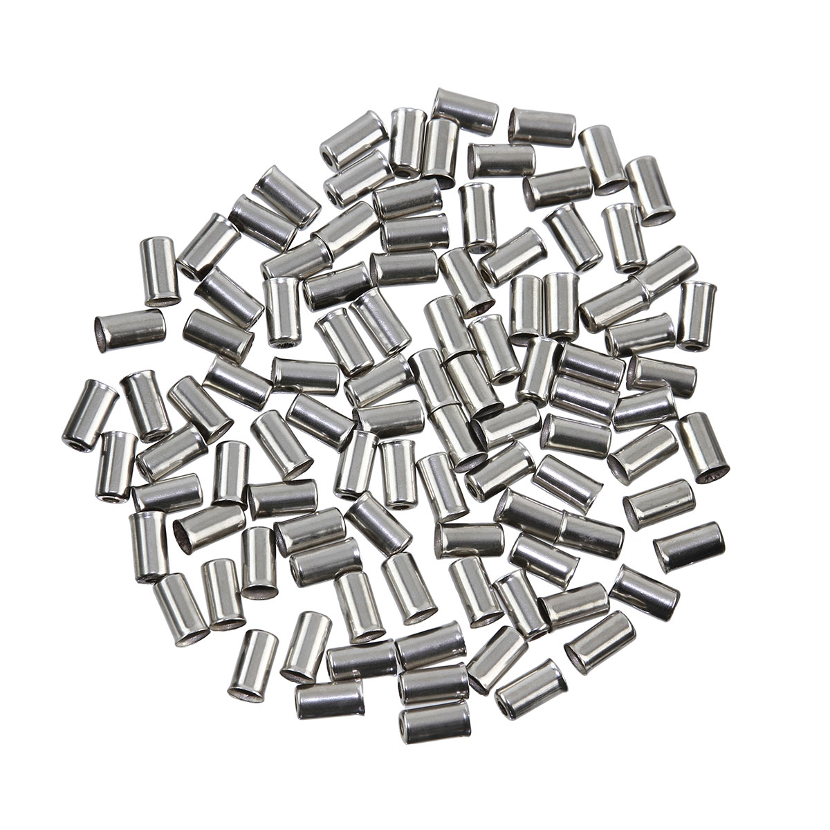 Gear Cable Ferrule Housing Chrome. (Pack 100/pc)