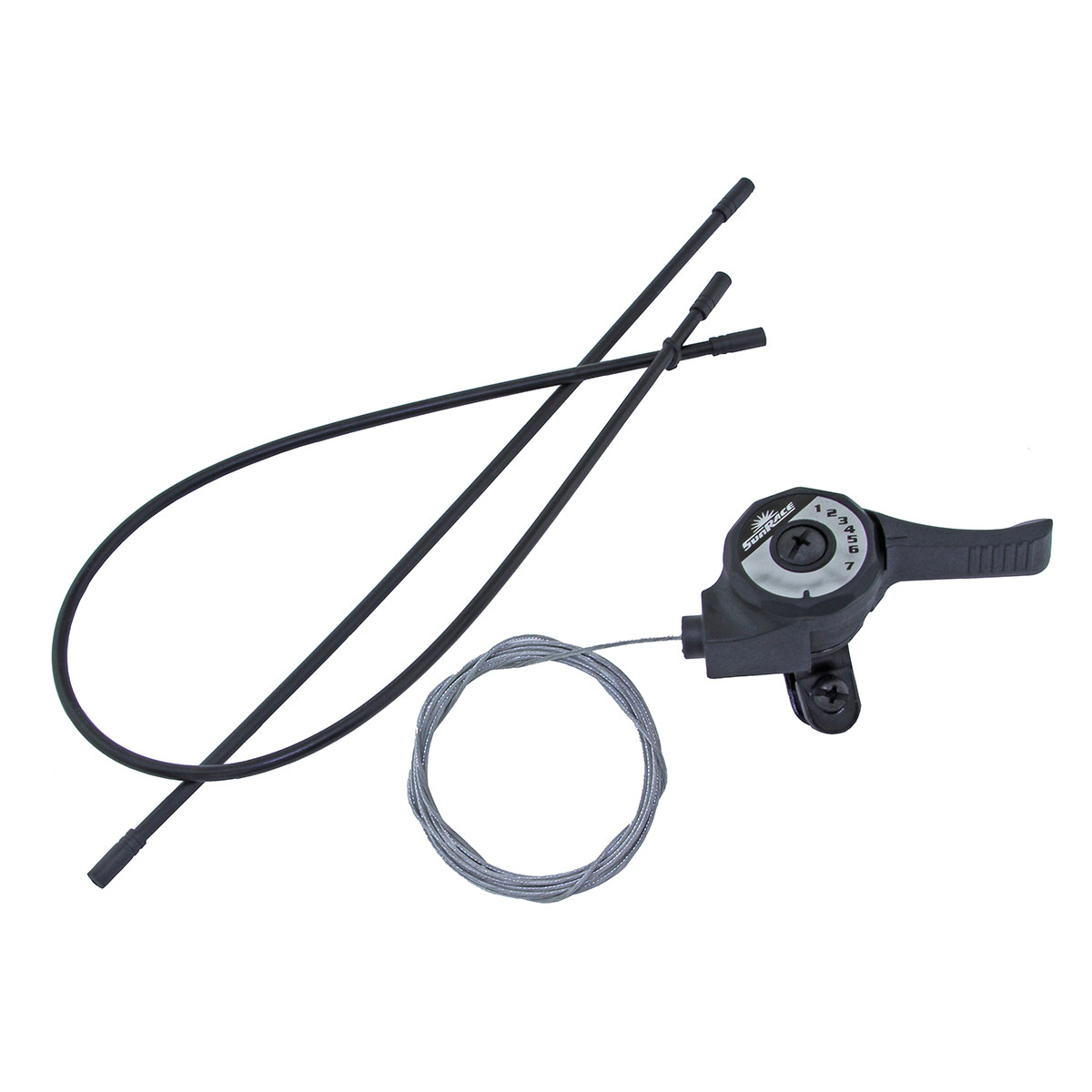 Shifter Right Single SLM-M2T 7 Speed Black Sun Race.