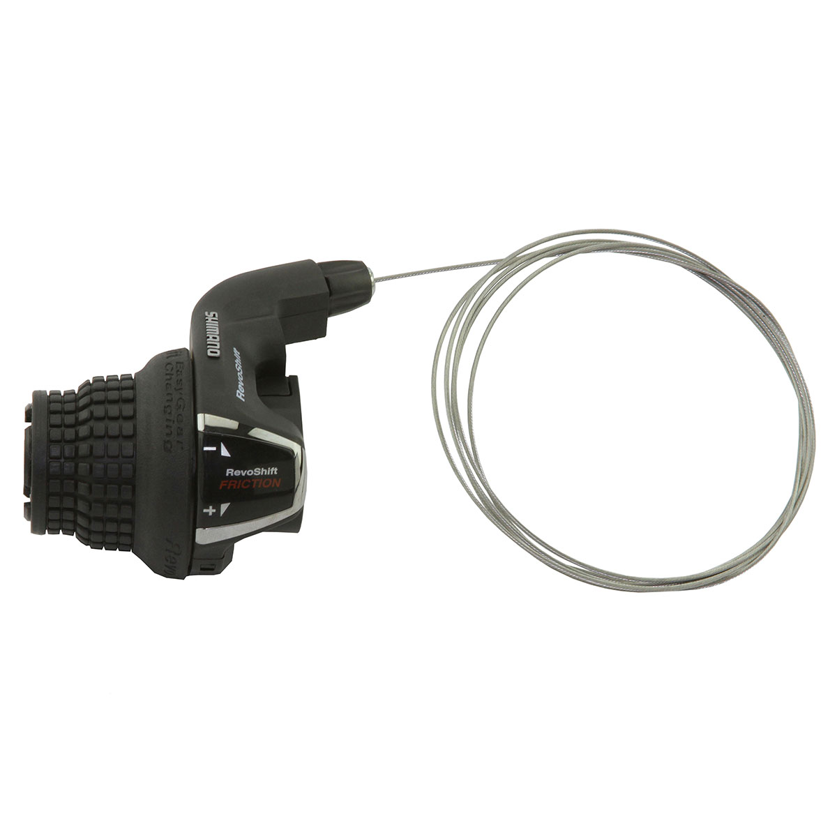 Twist Left Shifter Friction Black Shimano Revo.