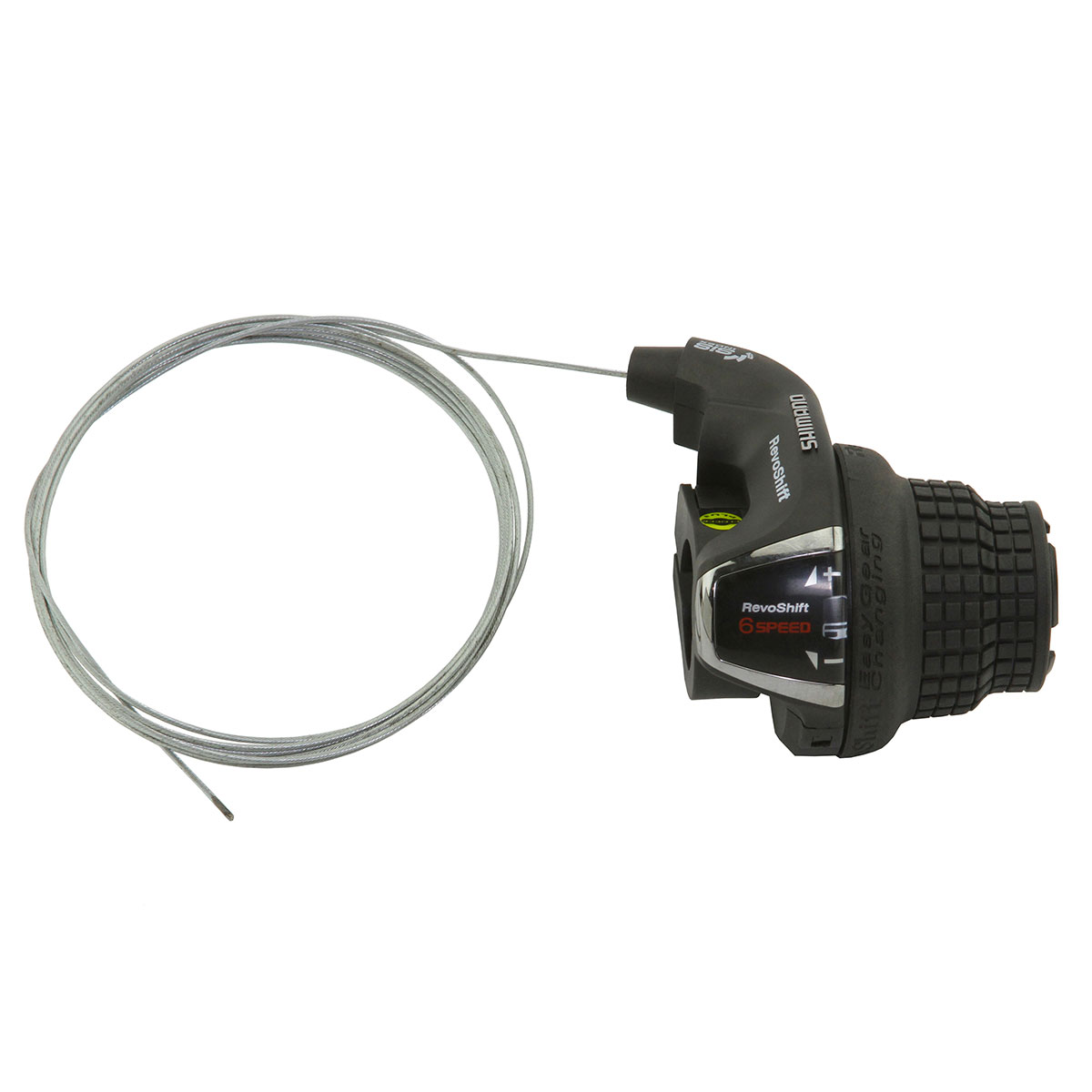 Twist Right Shifter 6/Speed Black Shimano Revo.