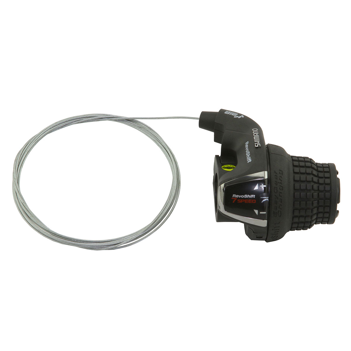 Twist Right Shifter 7/Speed Black Shimano Revo.