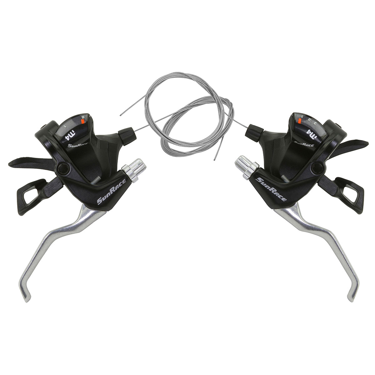 V Brake Trigger Shifter R&L 3x8 Speed STM-406 Black Sun...