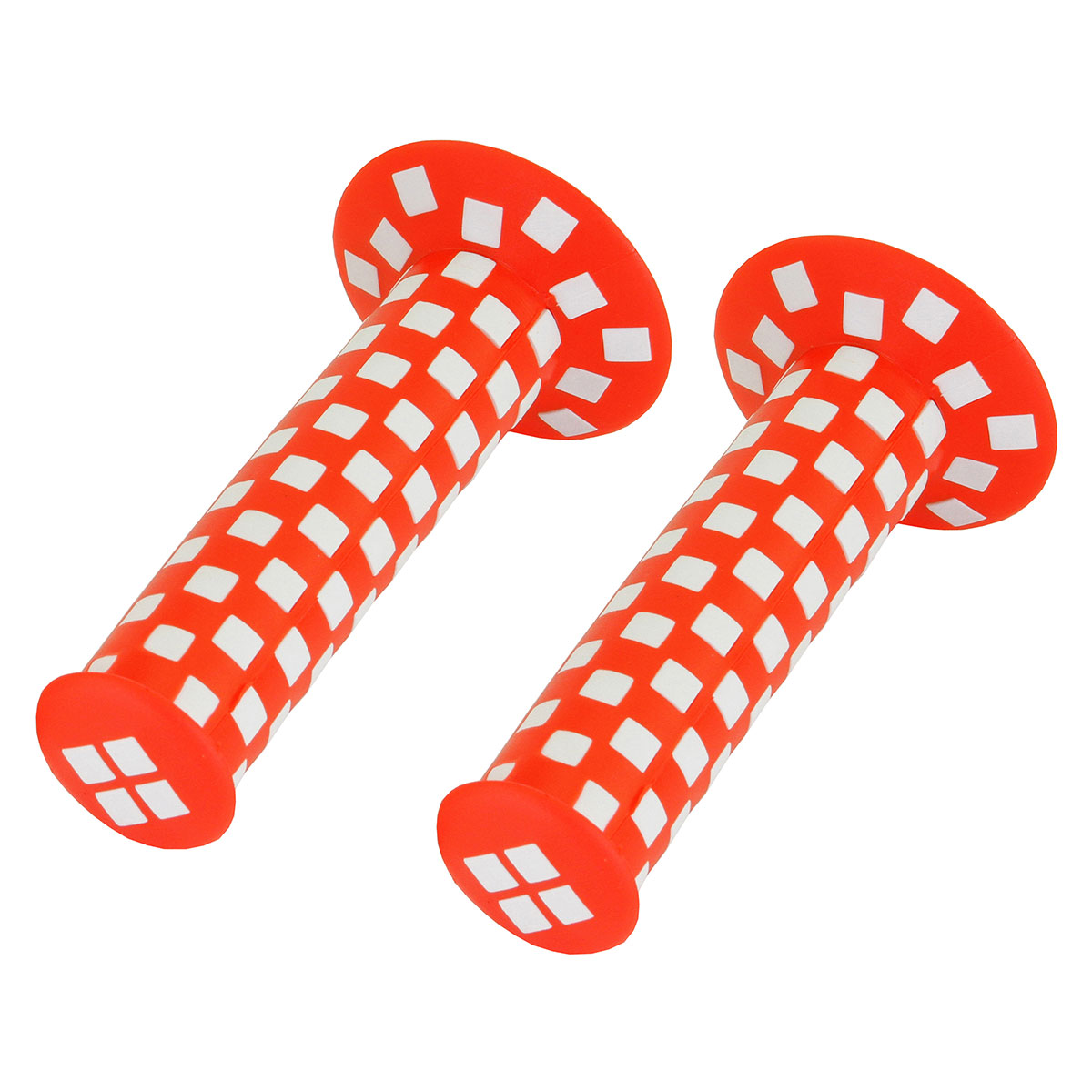 Checker Grips 7/8 long 124mm 800 Red White.