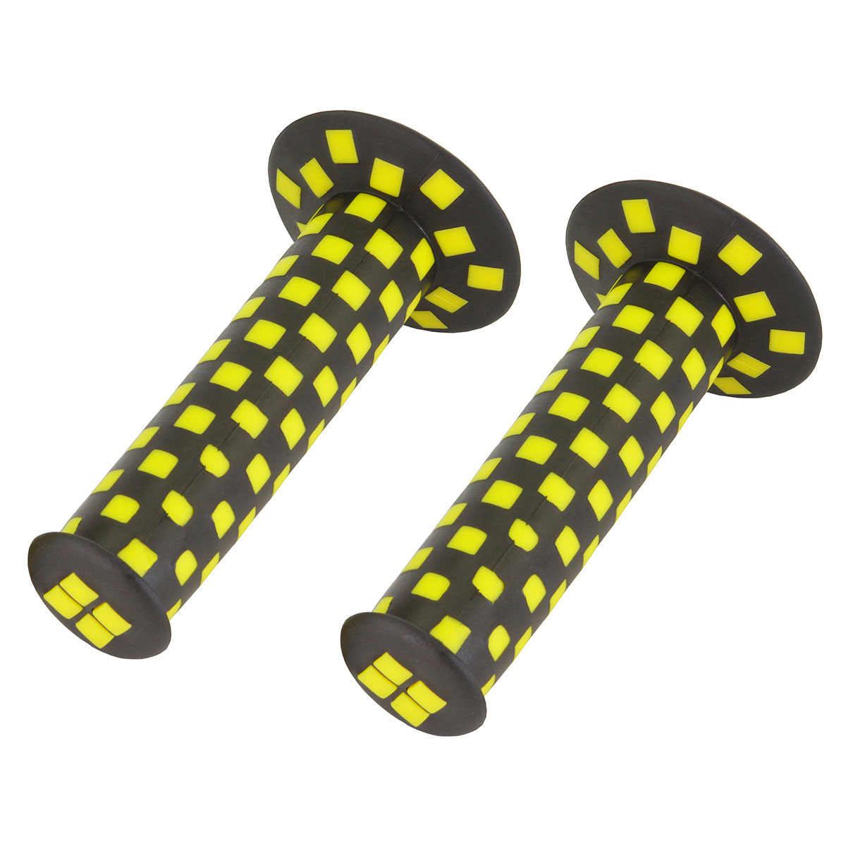 Checker Grips 7/8 long 124mm 800 Black Yellow.