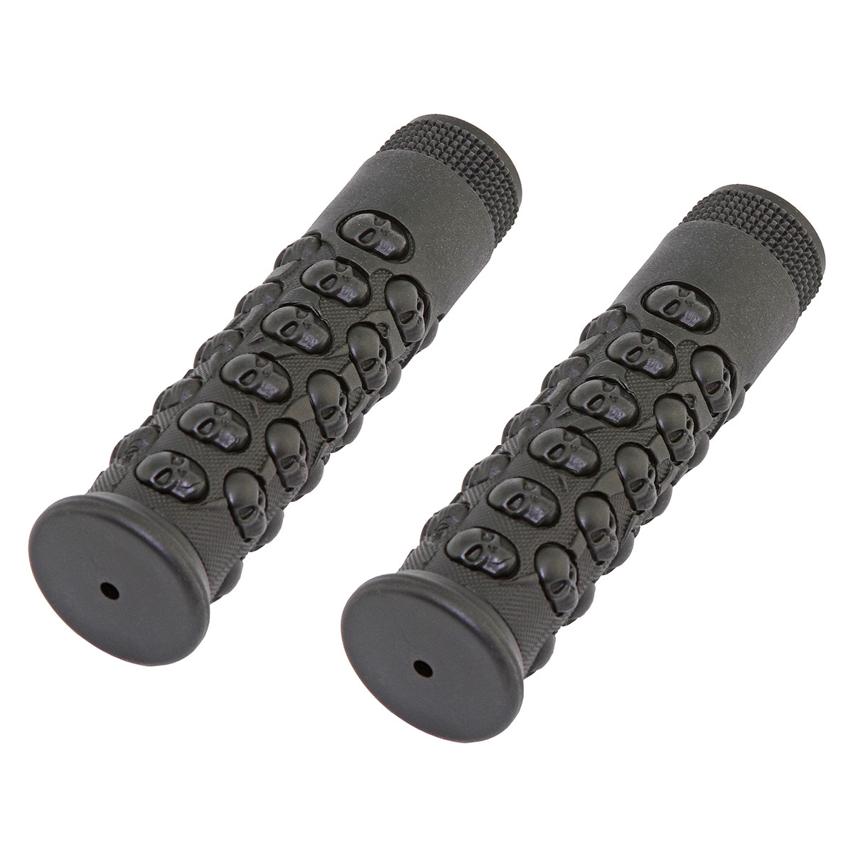 Skull Grips 7/8 long 116mm Kraton Rubber Black.