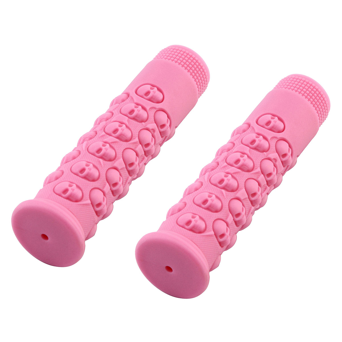 Skull Grips 7/8 long 116mm Kraton Rubber Pink.