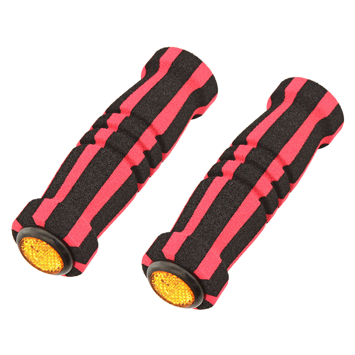 Foam Grips 7/8 long 127mm Black/Red.