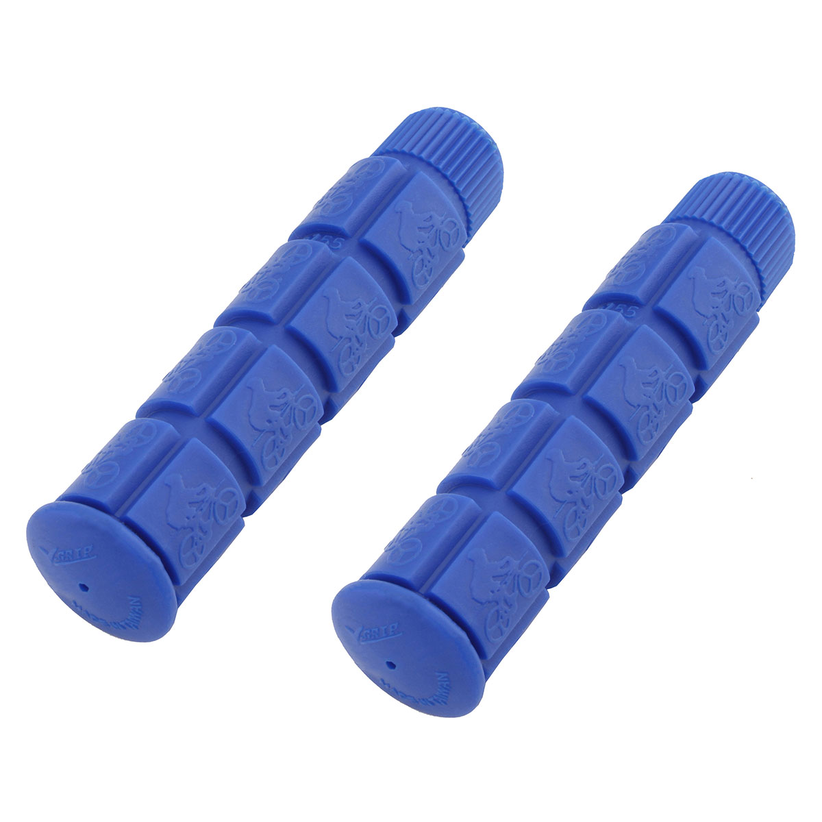 BLock Grips 7/8 long 120mm Blue.