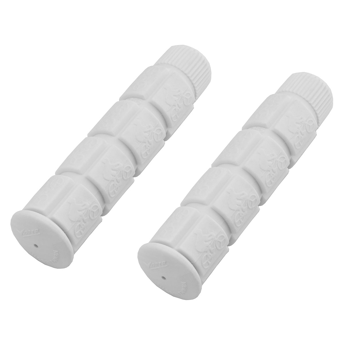 BLock Grips 7/8 long 120mm White.