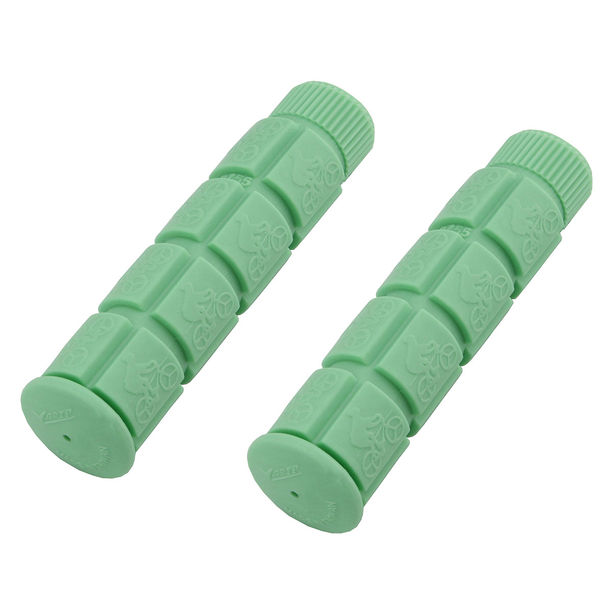 BLock Grips 7/8 long 120mm Green.