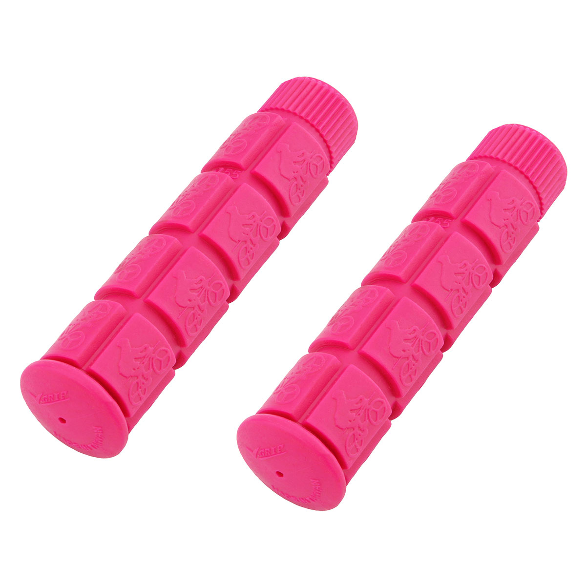 BLock Grips 7/8 long 120mm Pink.