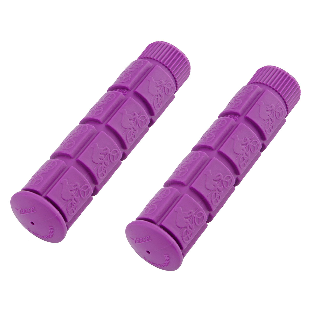 BLock Grips 7/8 long 120mm Purple.