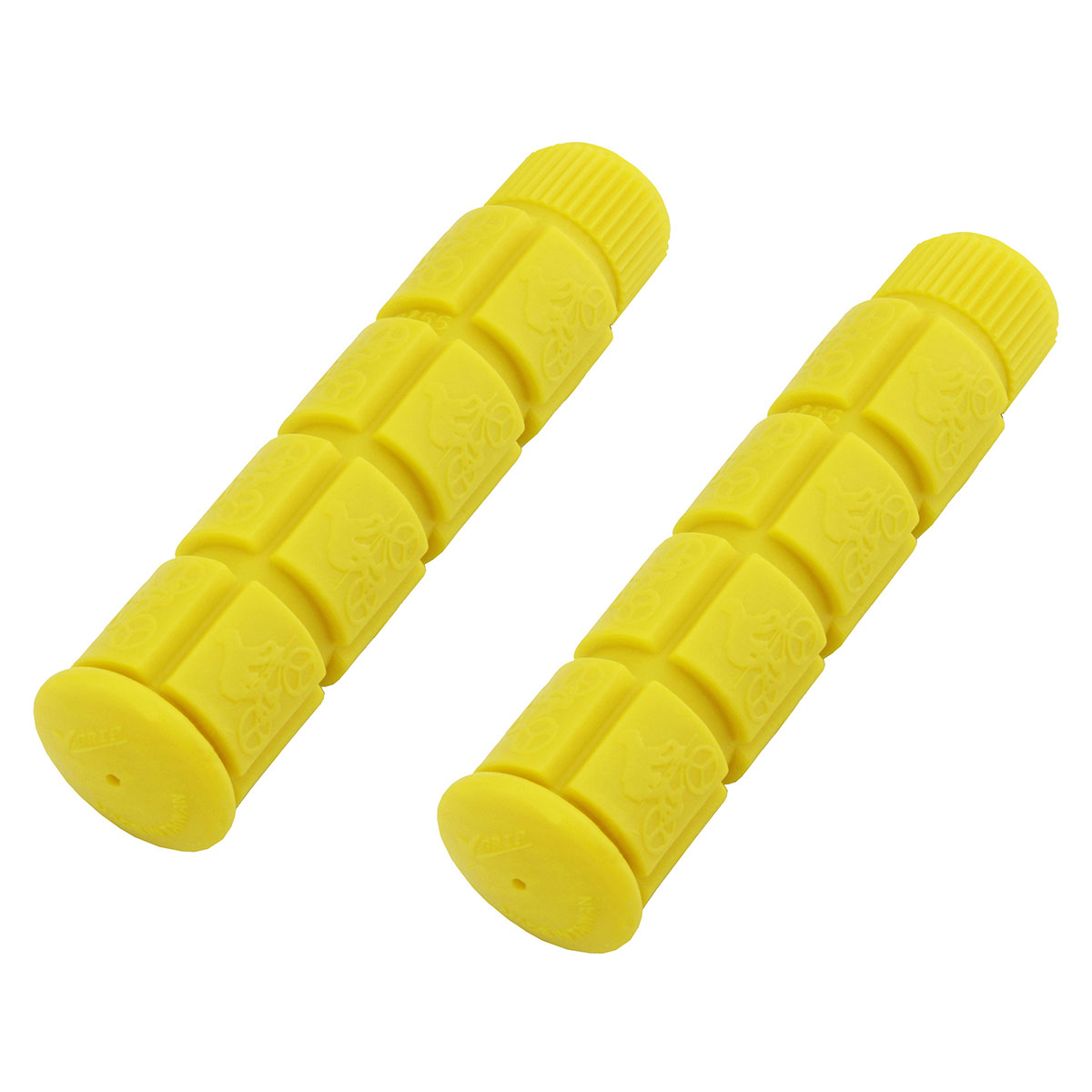 BLock Grips 7/8 long 120mm Yellow.