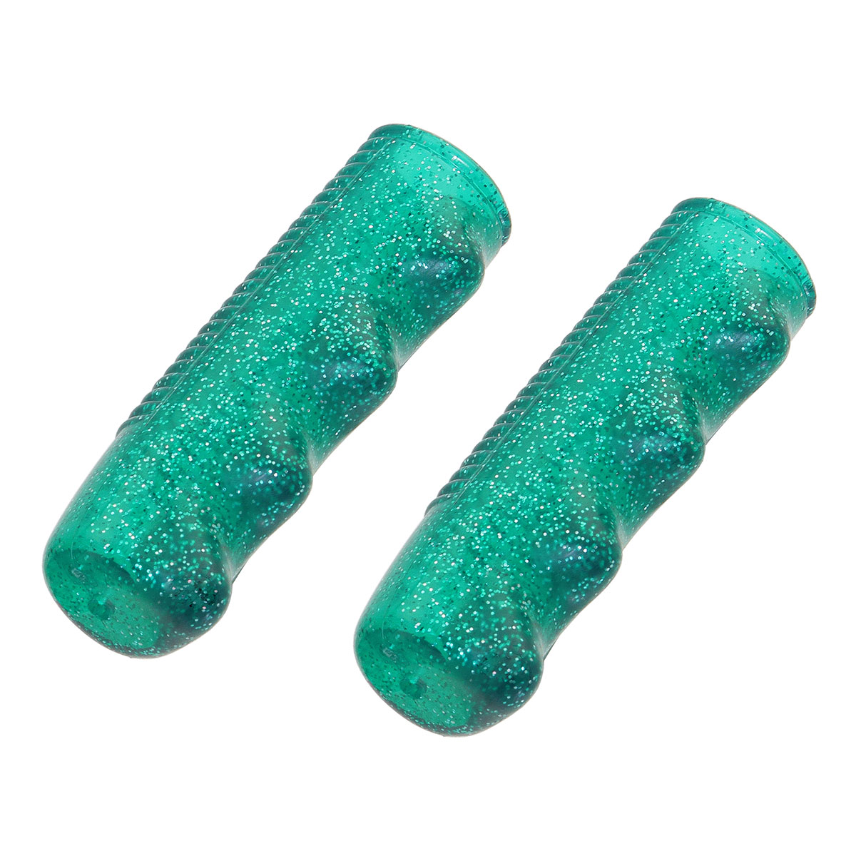Lowrider Grips 7/8 long 95mm Sparkle/Green.
