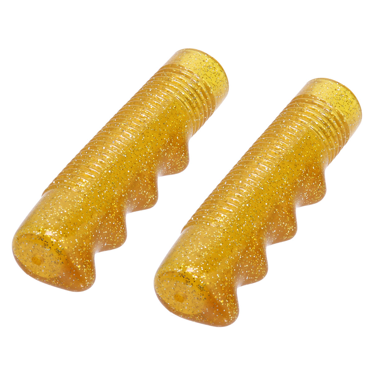 Lowrider Grips 7/8 long 115mm Sparkle/Gold.