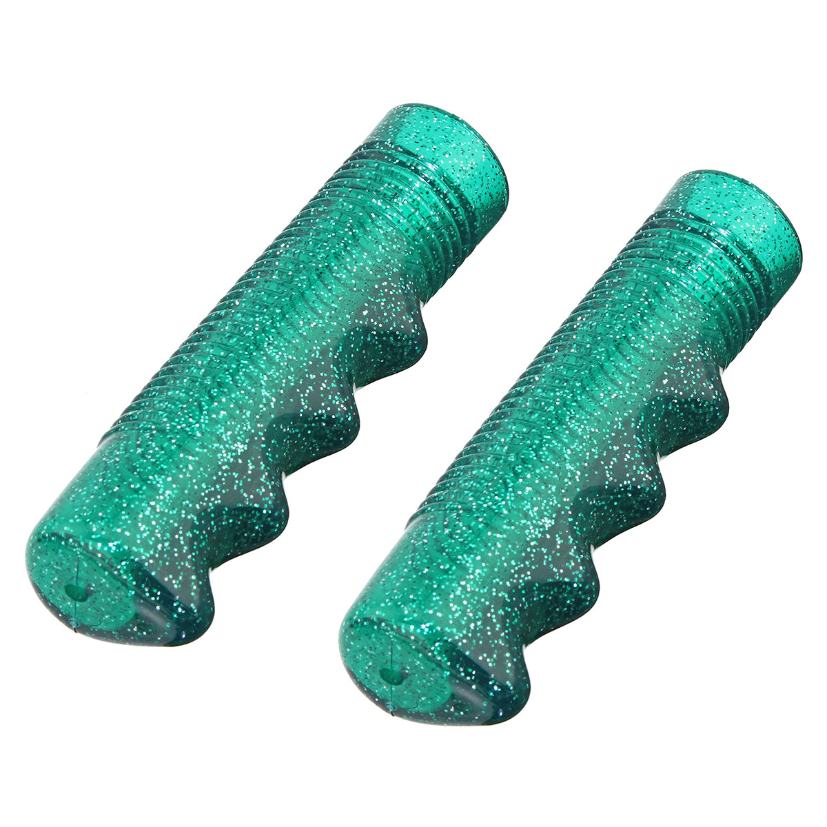 Lowrider Grips 7/8 long 115mm Sparkle/Green.