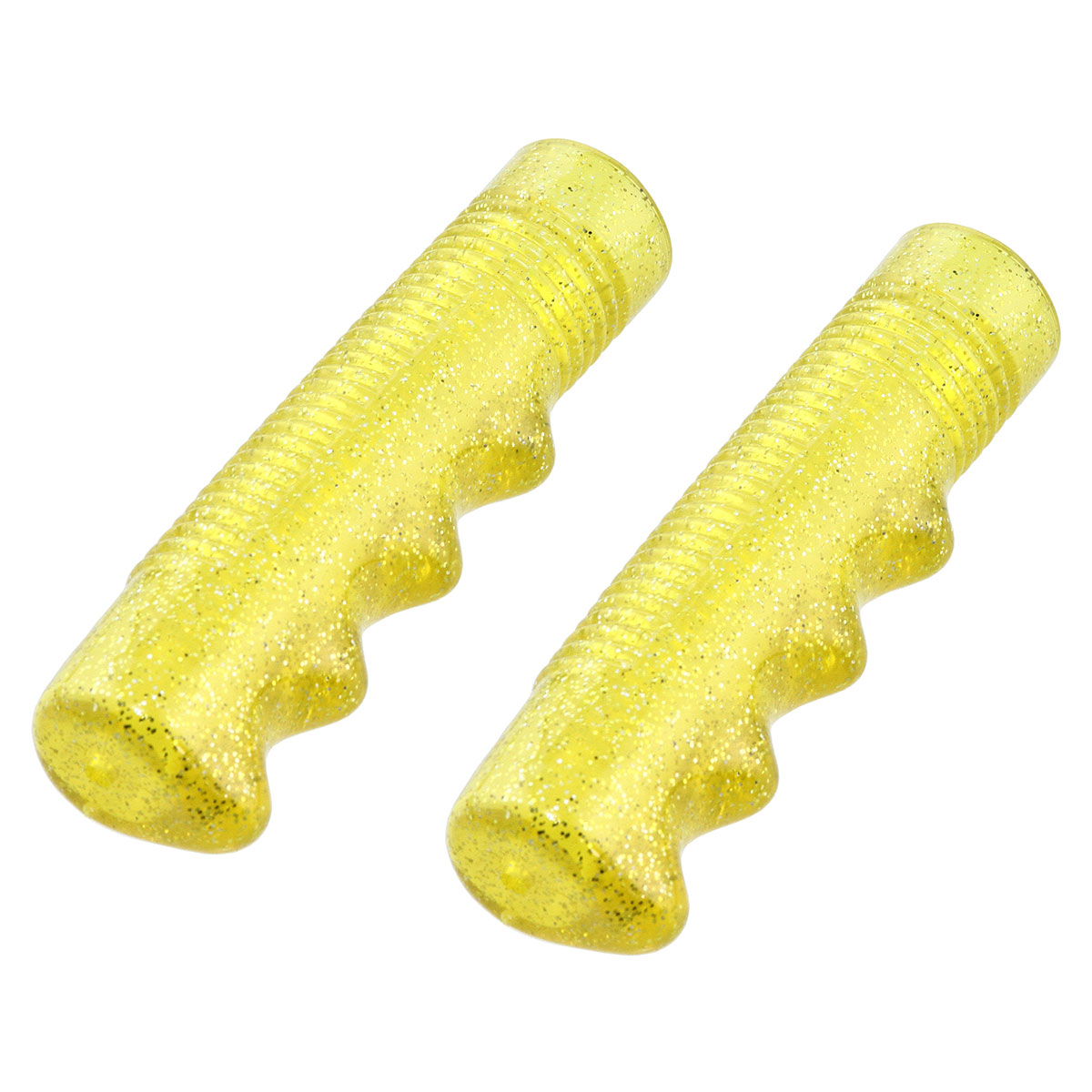 Lowrider Grips 7/8 long 115mm Sparkle/Yellow.