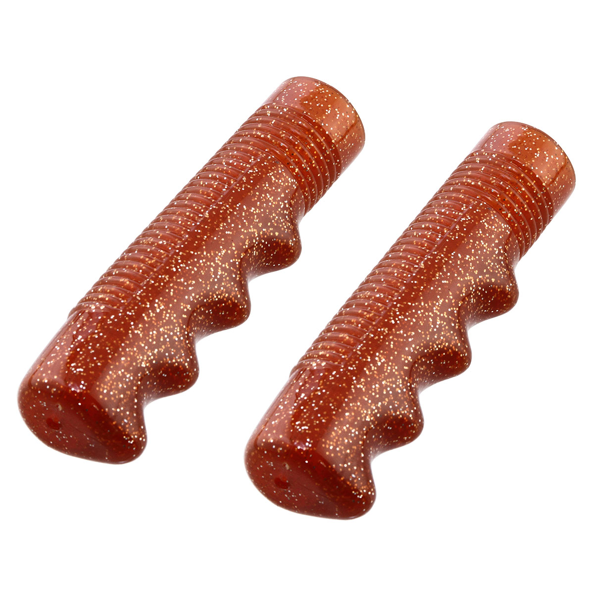 Lowrider Grips 7/8 long 115mm Sparkle/Brown.