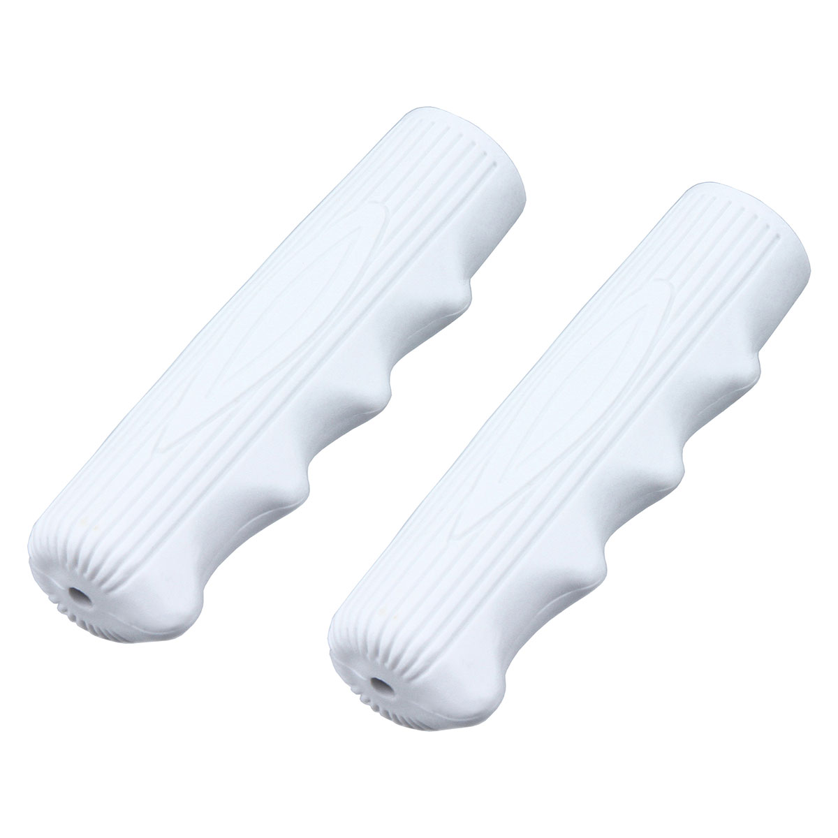 Grips 7/8 long 115mm Kraton Rubber 212 White.