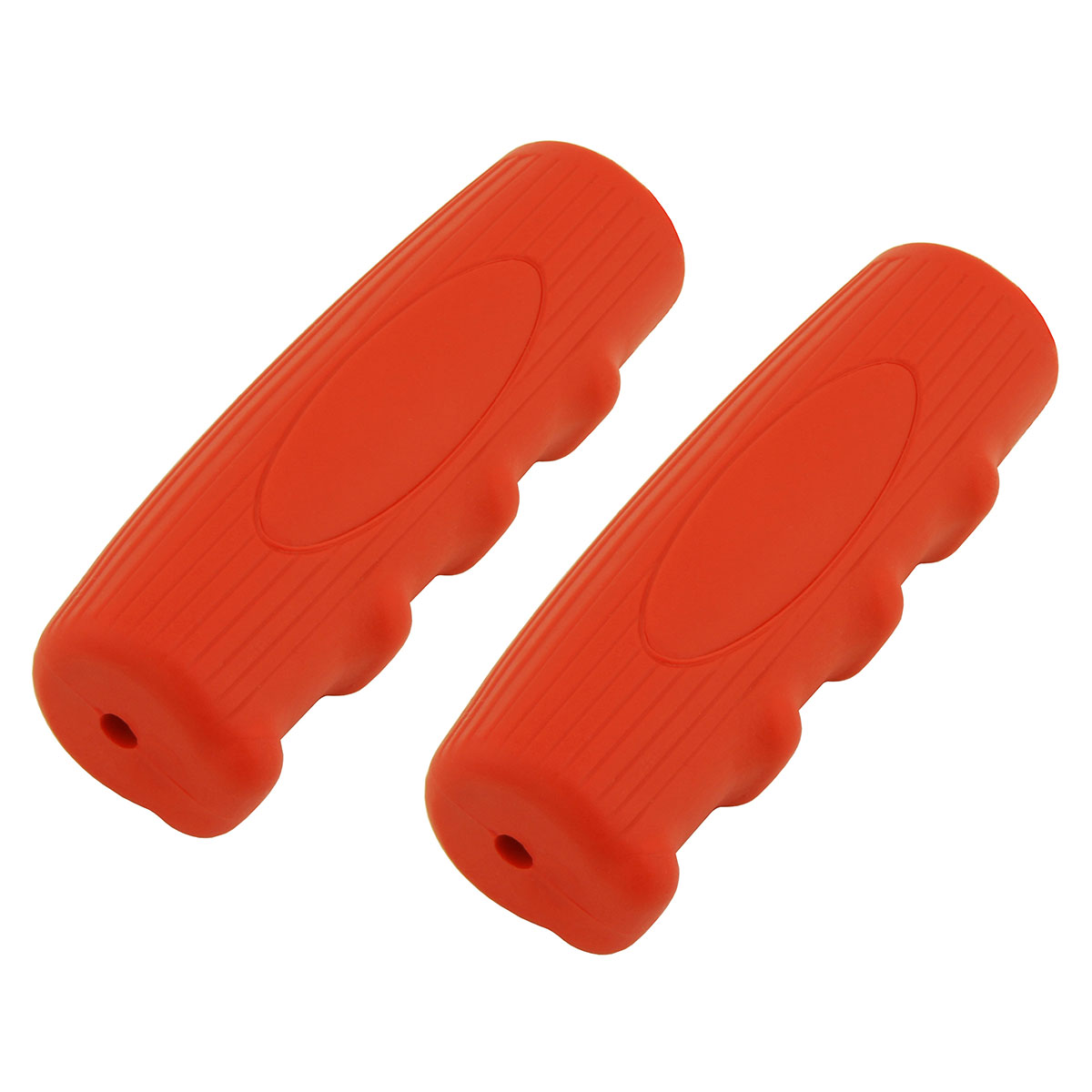 Grips 7/8 long 116mm Kraton Rubber 0214 Red.