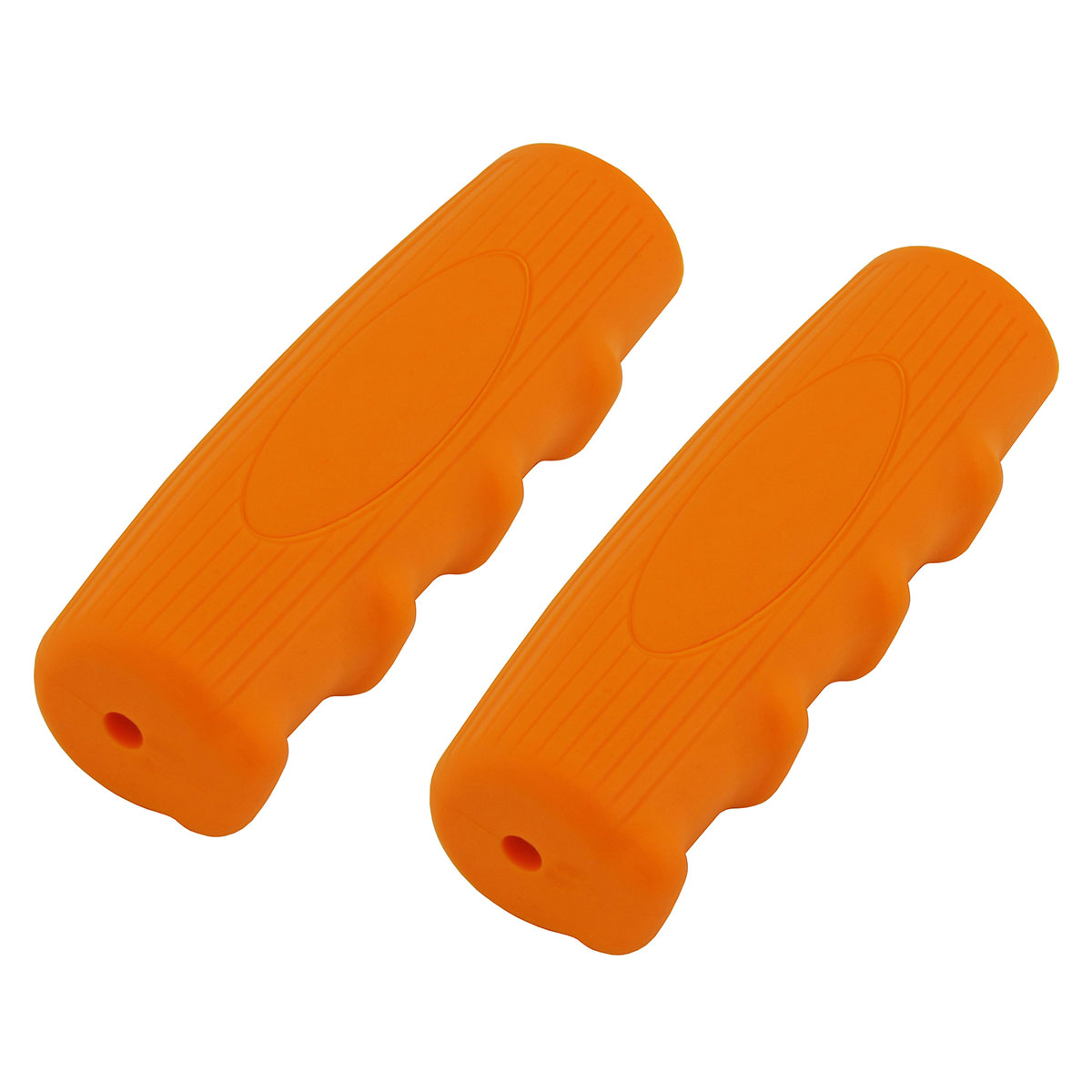 Grips 7/8 long 116mm Kraton Rubber 0214 Orange.
