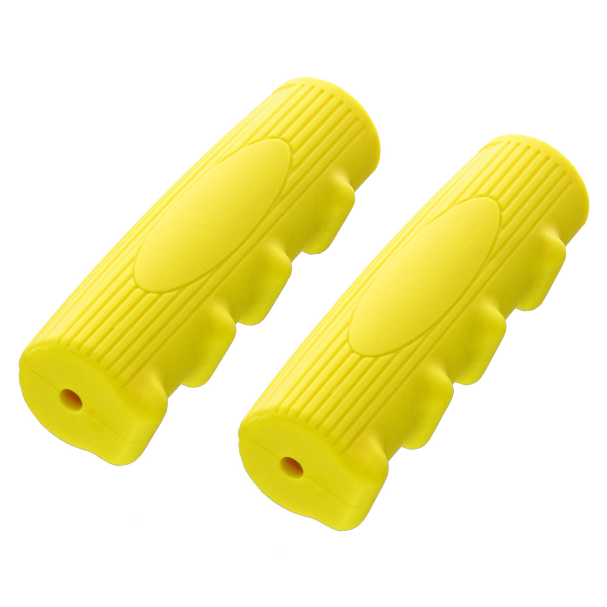 Grips 7/8 long 116mm Kraton Rubber 0214 Yellow.