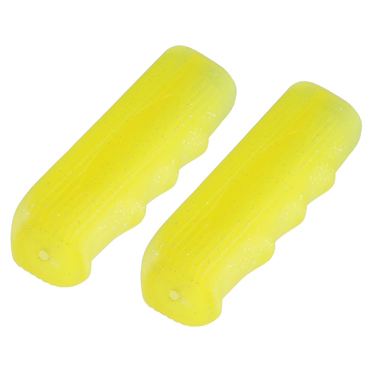 Custom Grips 7/8 long 116mm Kraton Rubber Sparkle/Yellow.