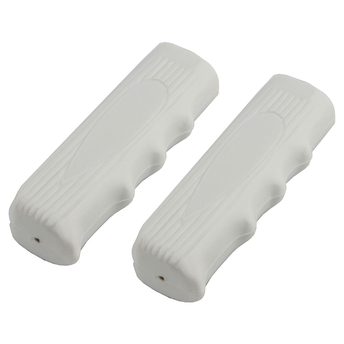 Custom Grips 7/8 long 116mm Kraton Rubber White.