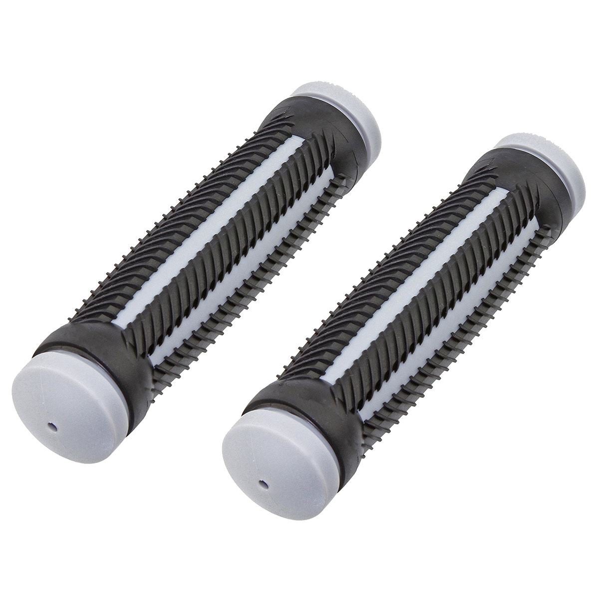 Grips 7/8 long 128mm 2 Ply Curved 308 Black/Grey.