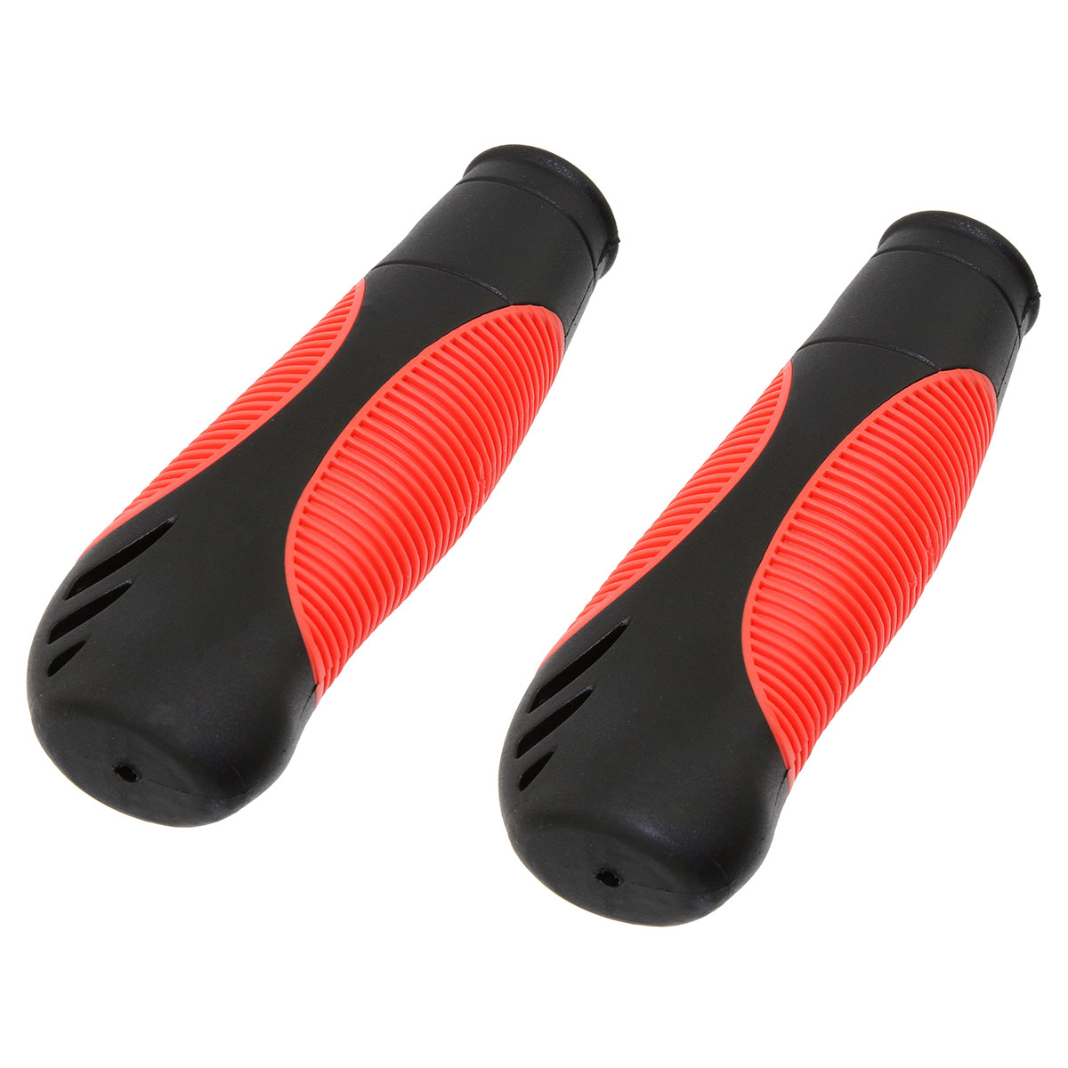 Grips 7/8 long 135mm Kraton Rubber 3723G Black/Red.