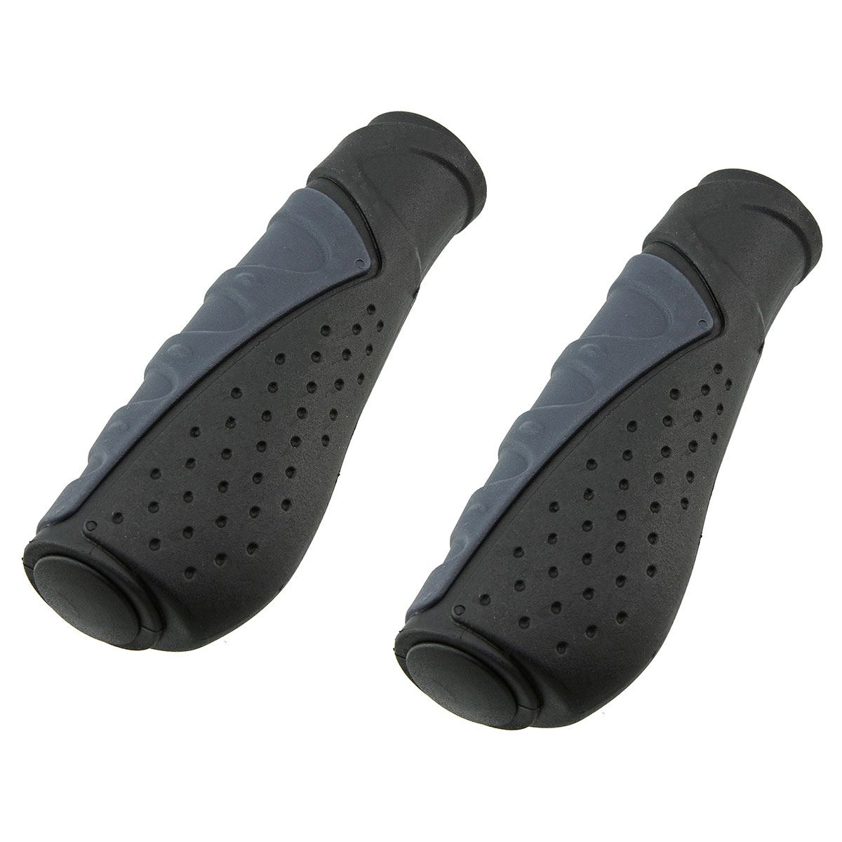 Grips 7/8 long 135mm Kraton Rubber 709AD3 Black/Gray.
