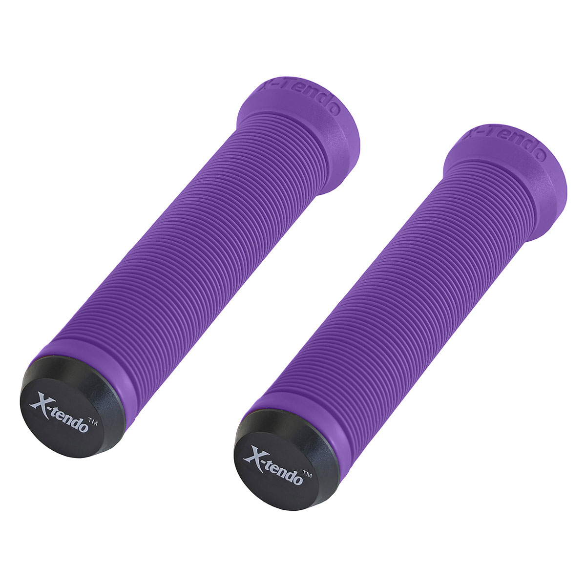 Extended Grips 7/8 long 135mm W/Plug Purple.