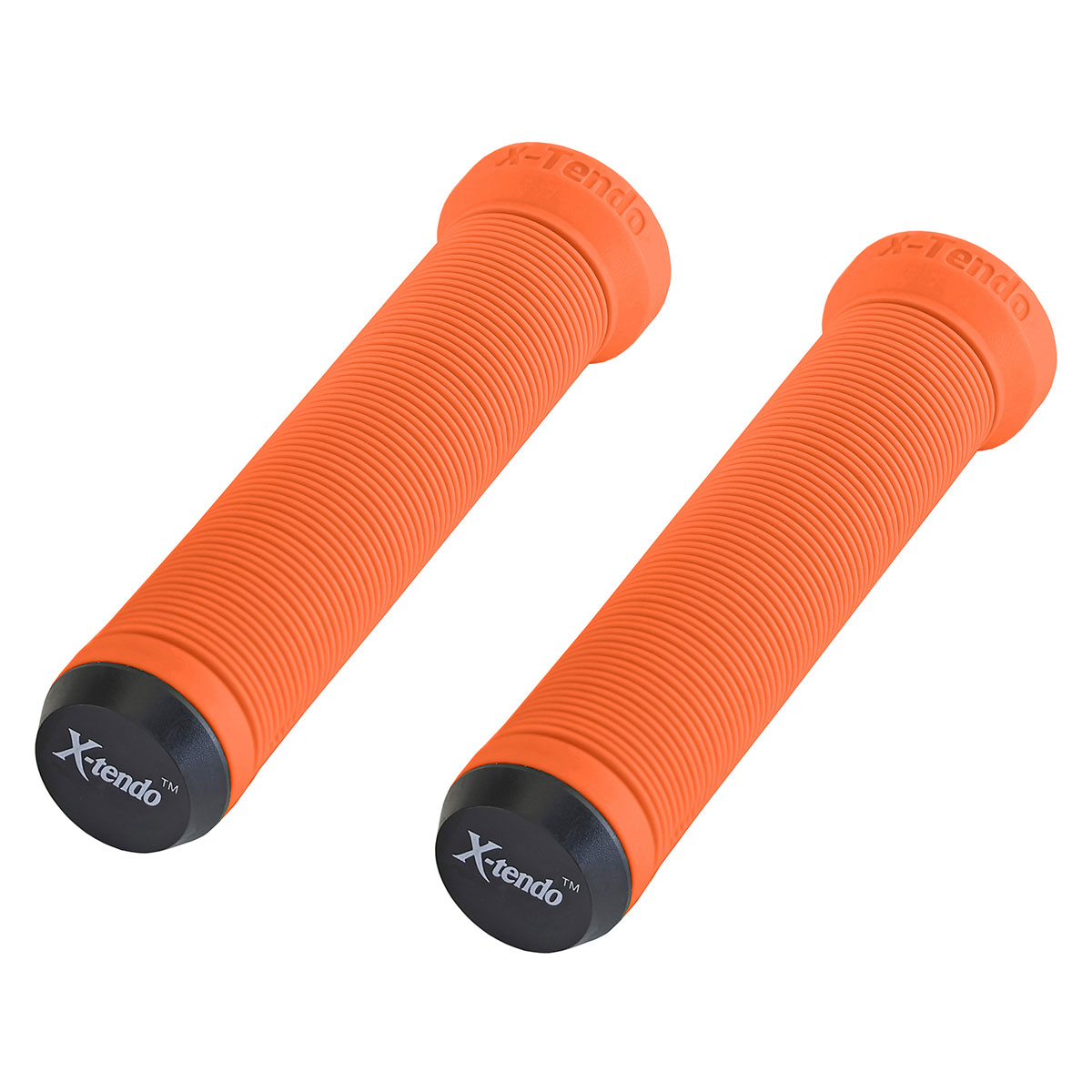Extended Grips 7/8 long 135mm W/Plug Orange.