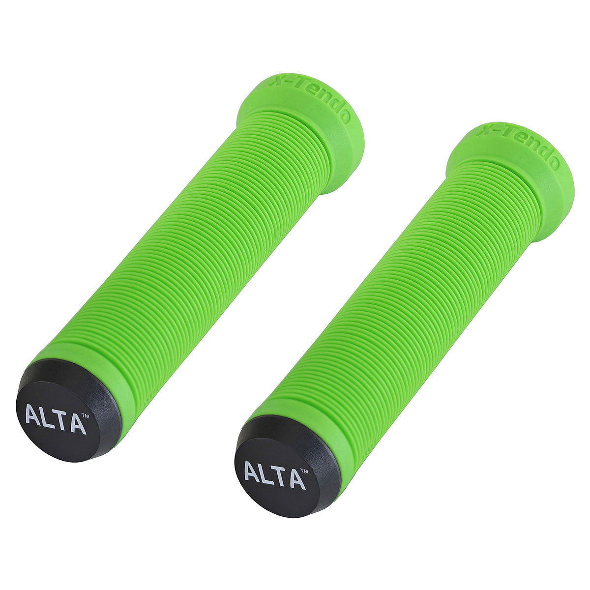 Alta Extended Grips 7/8 long 135mm W/Plug Green.
