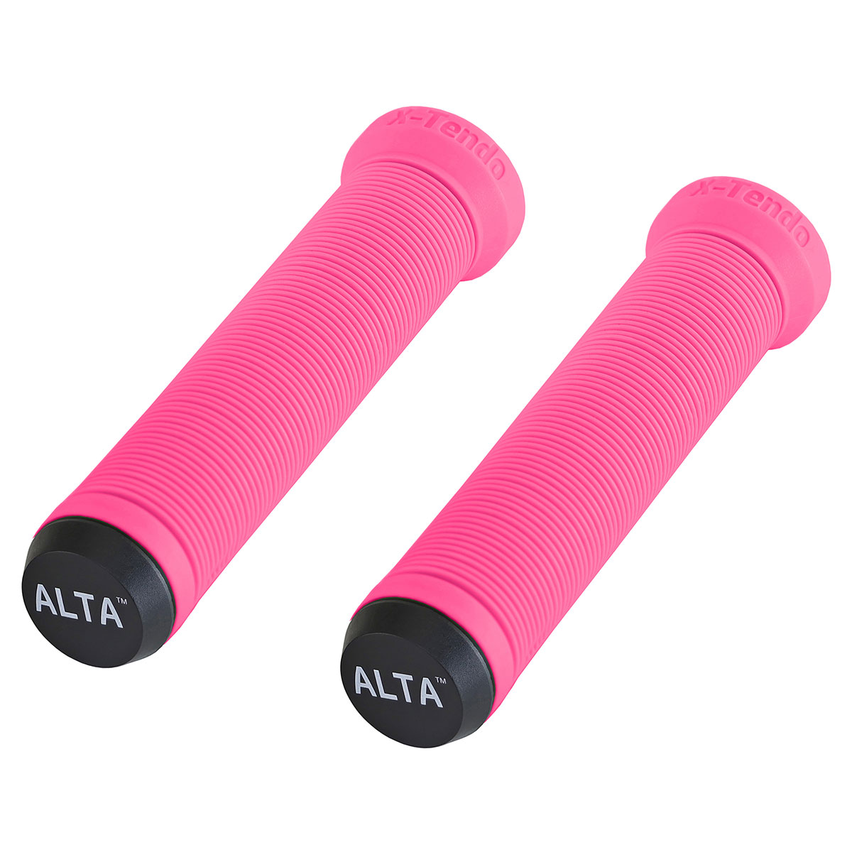 Alta Extended Grips 7/8 long 135mm W/Plug Pink.