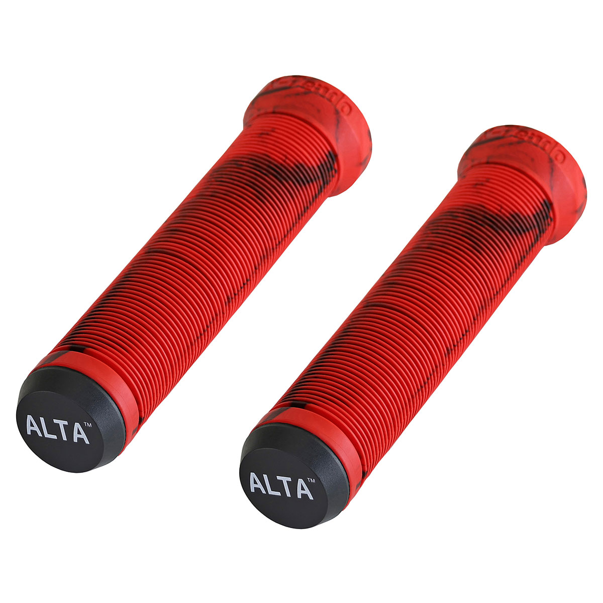 Alta Extended Grips 7/8 long 135mm W/Plug Red/Black.