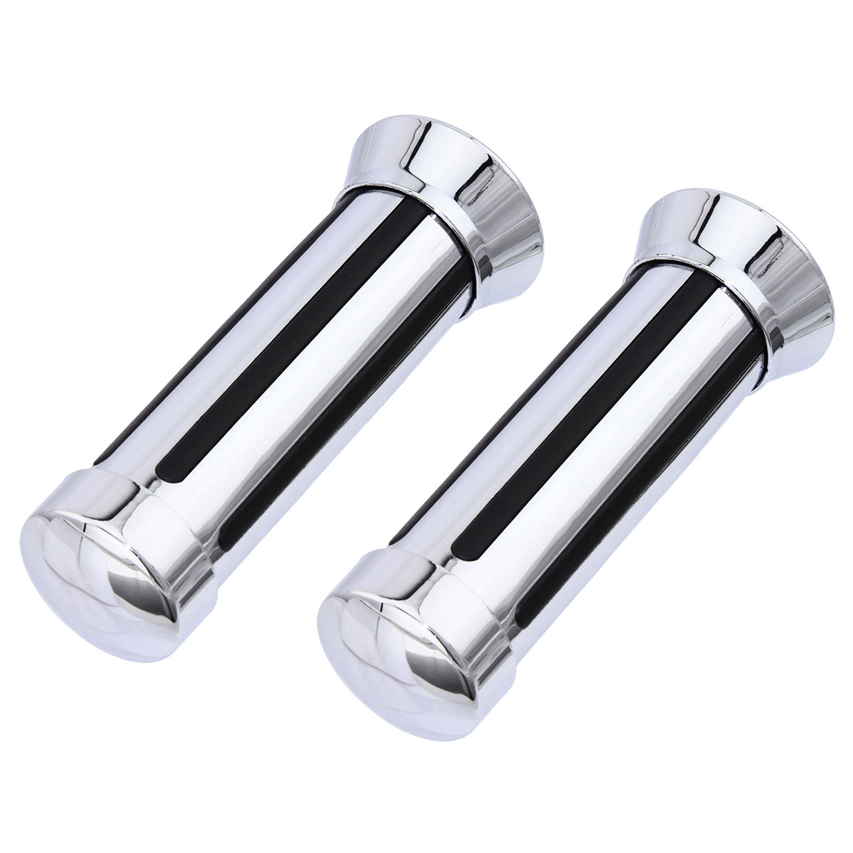 Grips 7/8 long 135mm Lines 88m Black/Chrome.