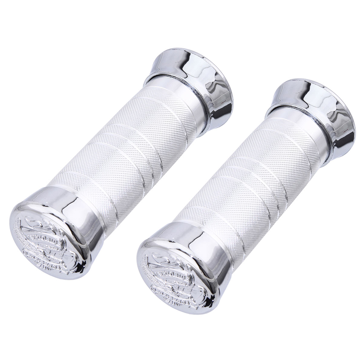 Grips 7/8 long 130mm 16a Chrome Eagle.
