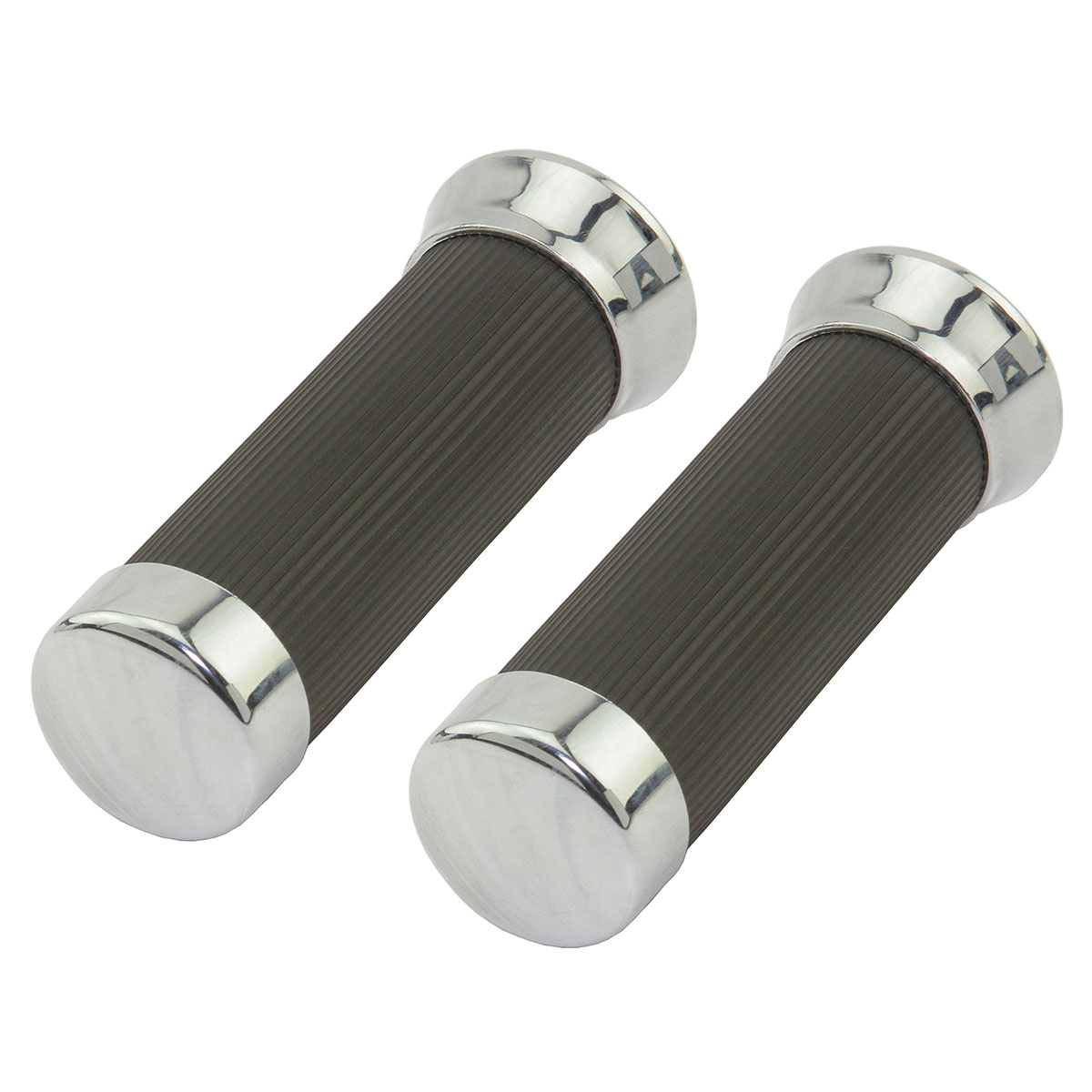 Grips 7/8 long 130mm Classic HT-92 Black/Chrome.