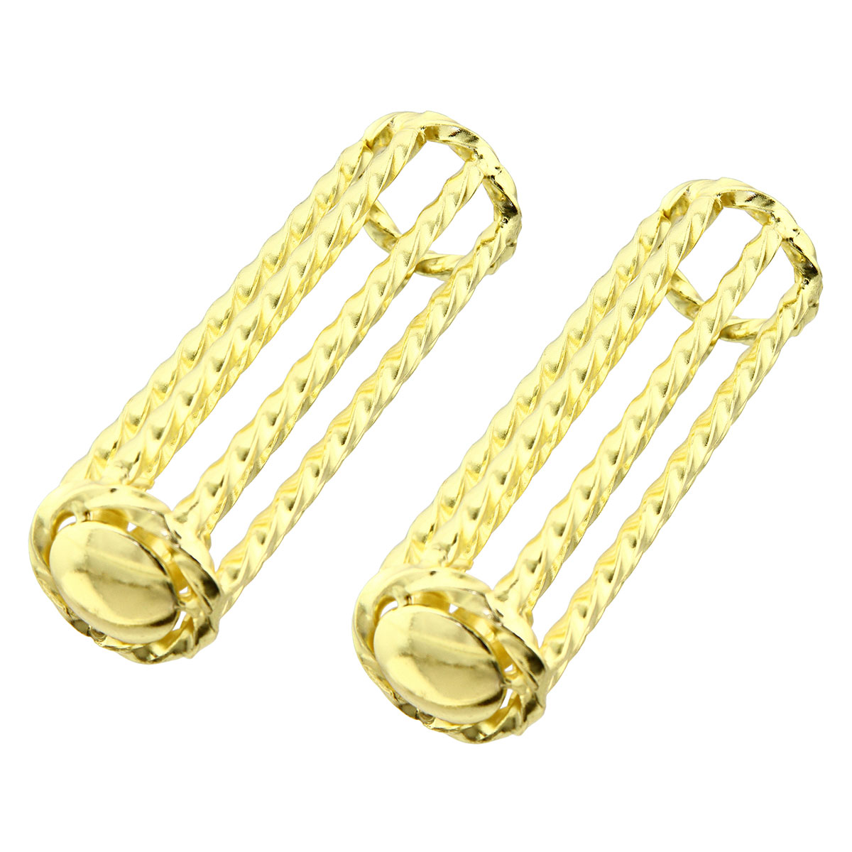 Lowrider Twisted Grips 7/8 long 112mm Gold.