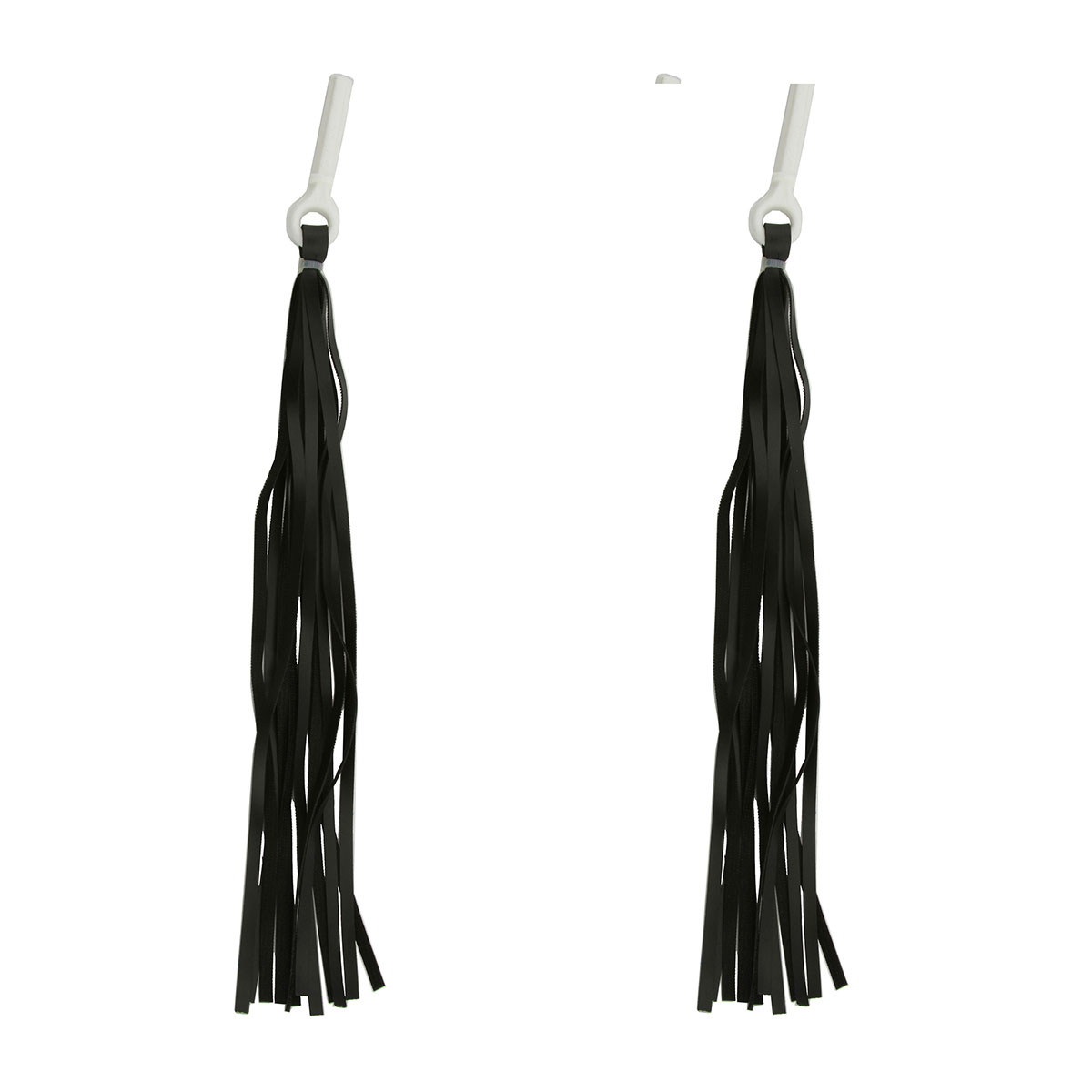 Artificial Leather Streamers Grips Black.